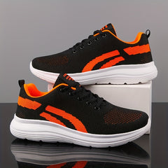Durable Plus Size Men's Running Shoes Non Slip Shock Absorbing Sneakers