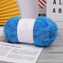 Glass Thread Sparkling Light DIY Doll Bag Golden Thread 100g
