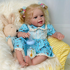 20 Inch Open Eyes Reborn Dolls Realistic Dolls With Hair Eyes Clothes