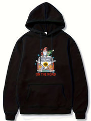 Christmas Style Van Print Hoodie Men Graphic Sweatshirt