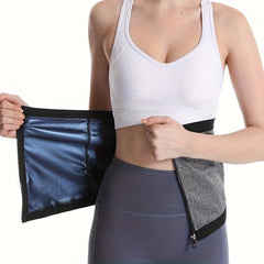 Zipper Waist Trainer Tummy Wrap Slim Girdle Belt Women's Underwear