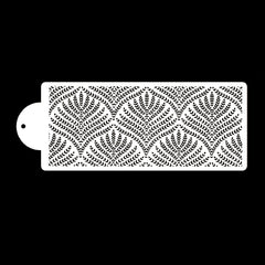 3pcs Floral Cake Stencils Large Hollow Lace Cookie Fondant Dessert Templates