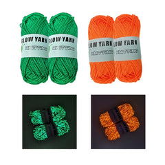 Glow In The Dark Yarn Soft Comfortable 50g Roll