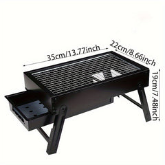 Portable BBQ Charcoal Grill for Camping Picnics Garden