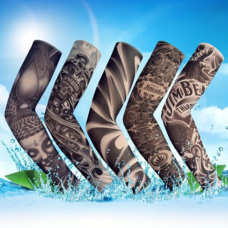 2pcs Sunscreen Arm Sleeves for Cycling & Climbing