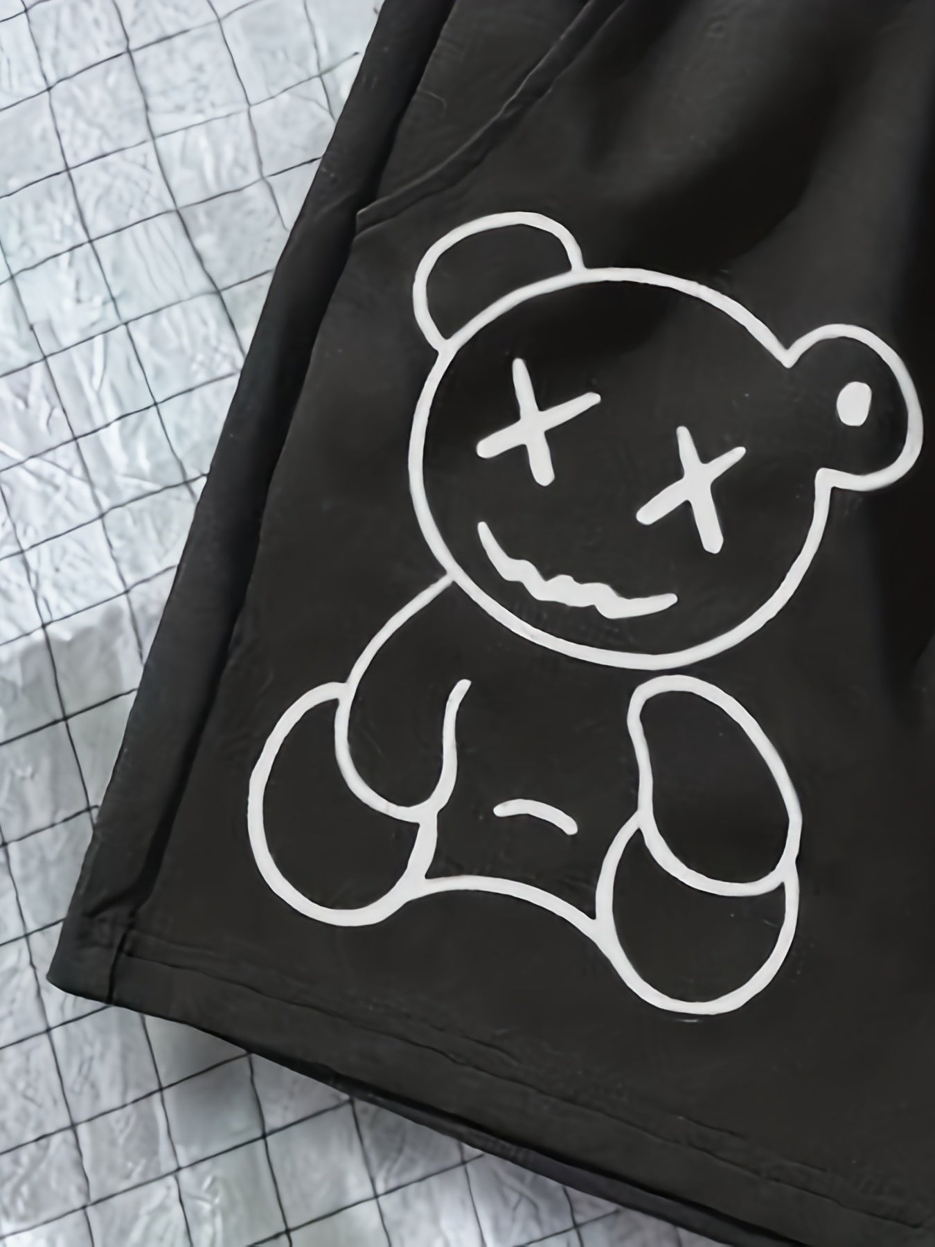 Bear Print Boys Comfortable Quick Drying Shorts for Summer