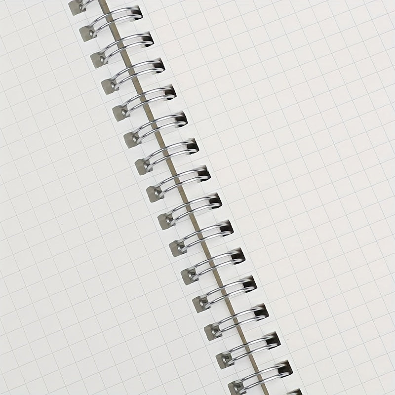 1pc Spiral Grid Notebook Paper for Office School Home