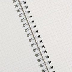 1pc Spiral Grid Notebook Paper for Office School Home