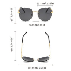 Chain Leg Sunglasses European Sunglasses