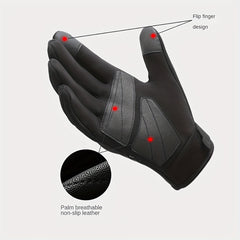 Touch Screen Winter Gloves Water Resistant Anti slip Windproof Thermal