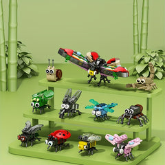Insect Series Toy Building Blocks Butterfly Model Gift Set