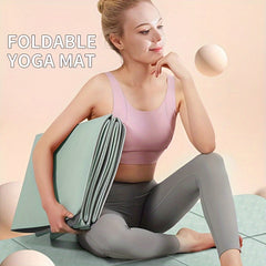 TPE Soft Yoga Mat 183x61x0.6ft Foldable Portable Fitness Mat
