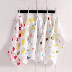 3 Pk Soft Cotton Yarn Baby Wipes Face/Bath Towels