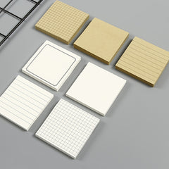 80 Sheets Sticky Notes Adhesive Strong Note Book with Horizontal Line