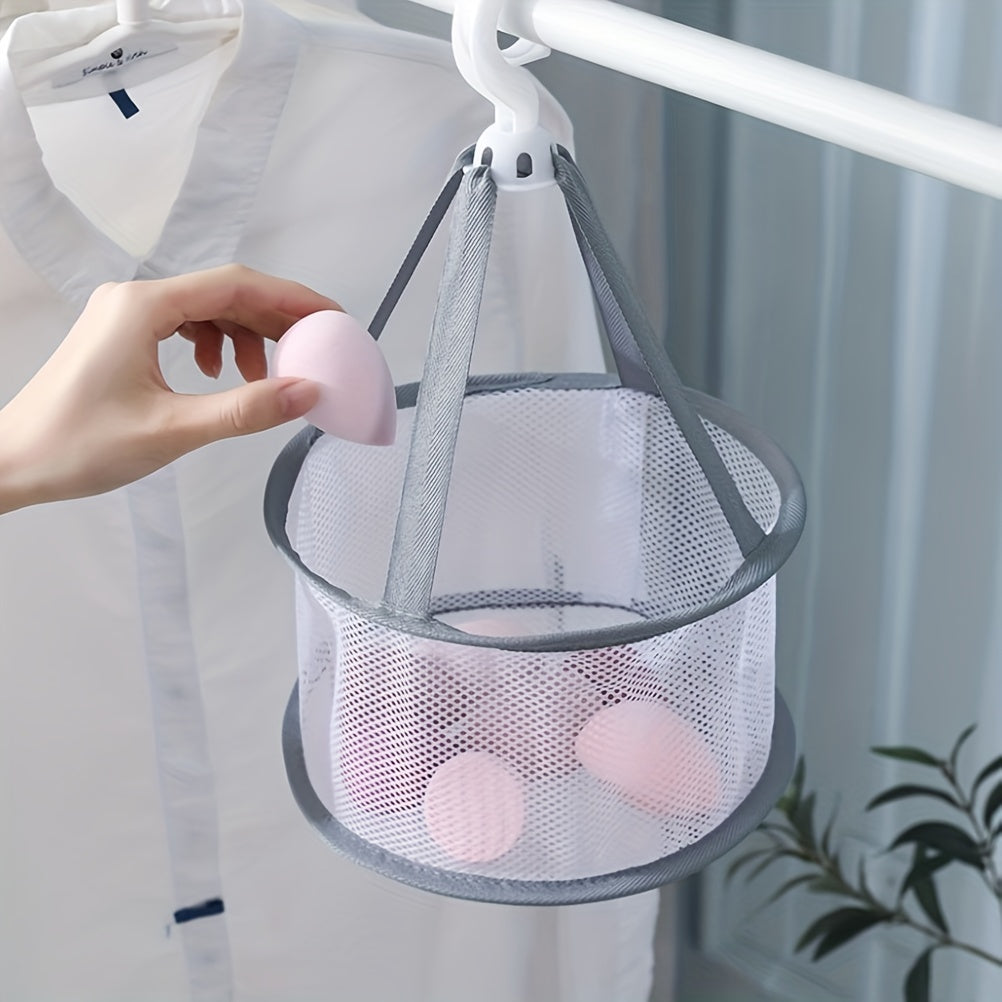 Makeup Brush Drying Basket Hanging Mesh Net Brush Drying Rack