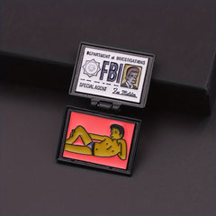 Work Permit Brooch for Girls - Foldable Comedy Pin