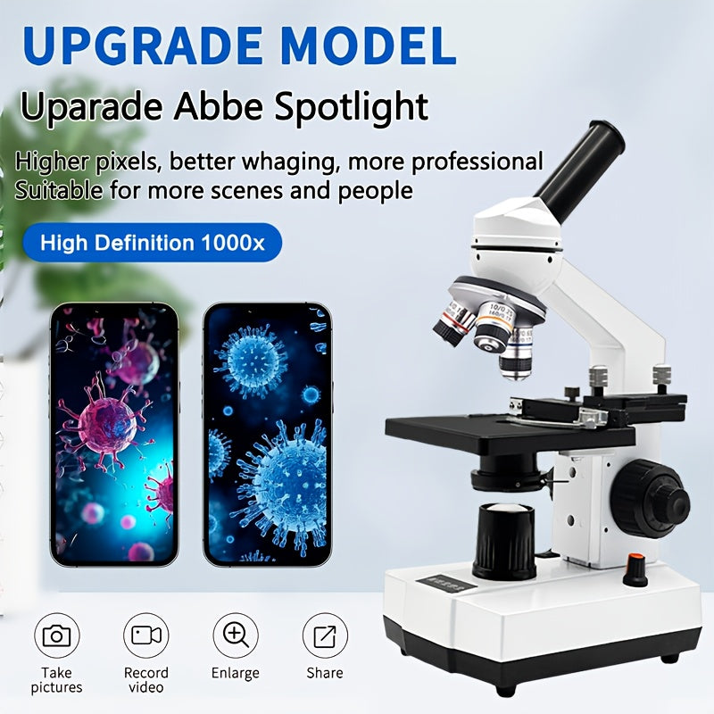 40X 1000X Professional Biological Compound Microscope