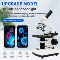 40X 1000X Professional Biological Compound Microscope