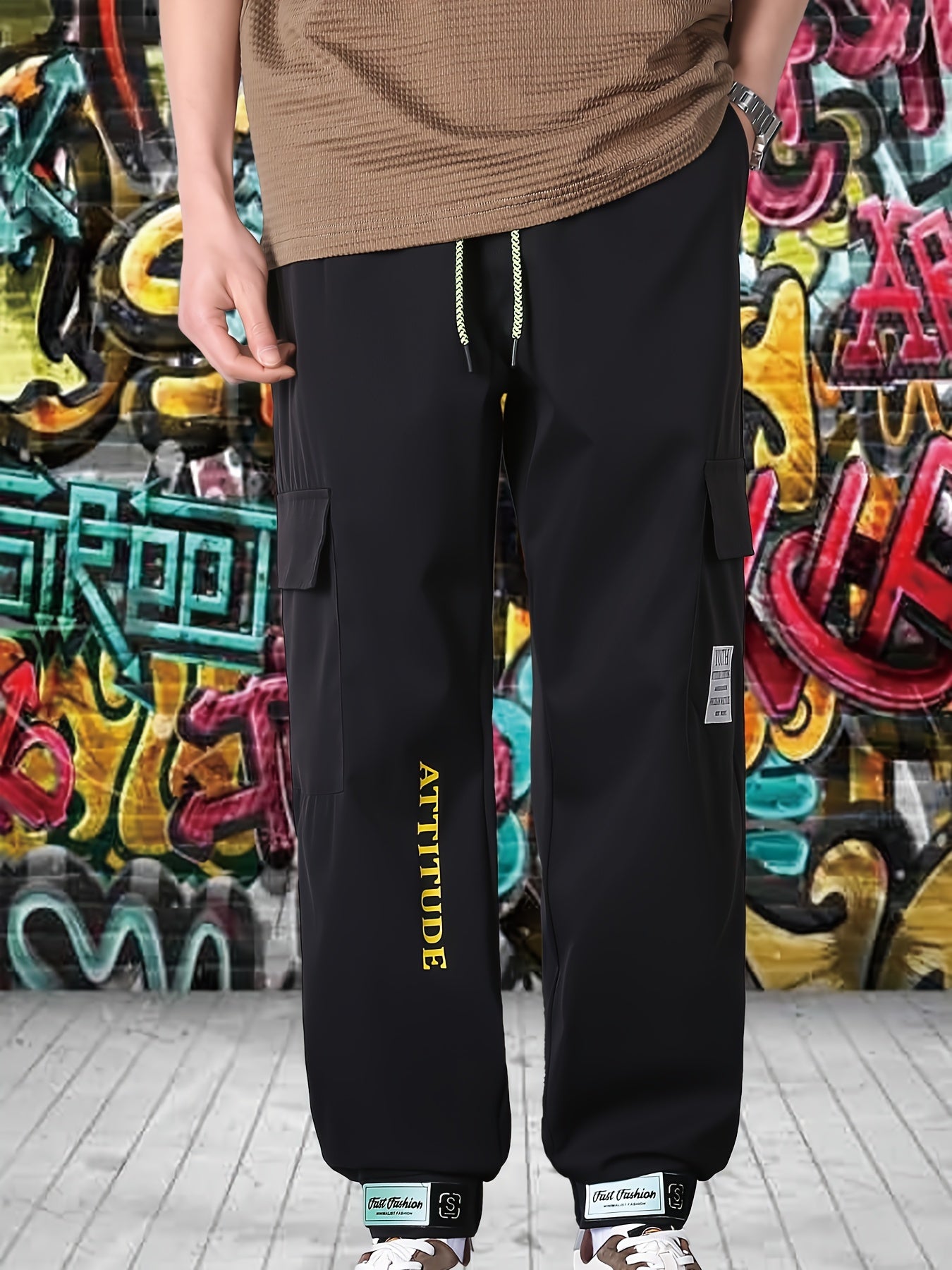 Attitude Cargo Joggers Men's Work Pants