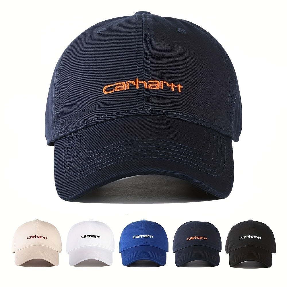 Classic Letter Embroidery Baseball Cap Solid Golf Dad Hats