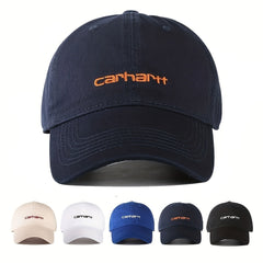 Classic Letter Embroidery Baseball Cap Solid Golf Dad Hats