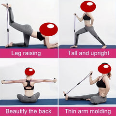 Yoga 8 Character Puller For Shoulder Elastic Resistance Belt