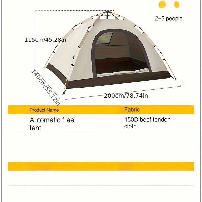 Automatic Waterproof UV Protection Tent for Camping