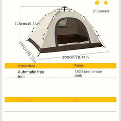 Automatic Waterproof UV Protection Tent for Camping