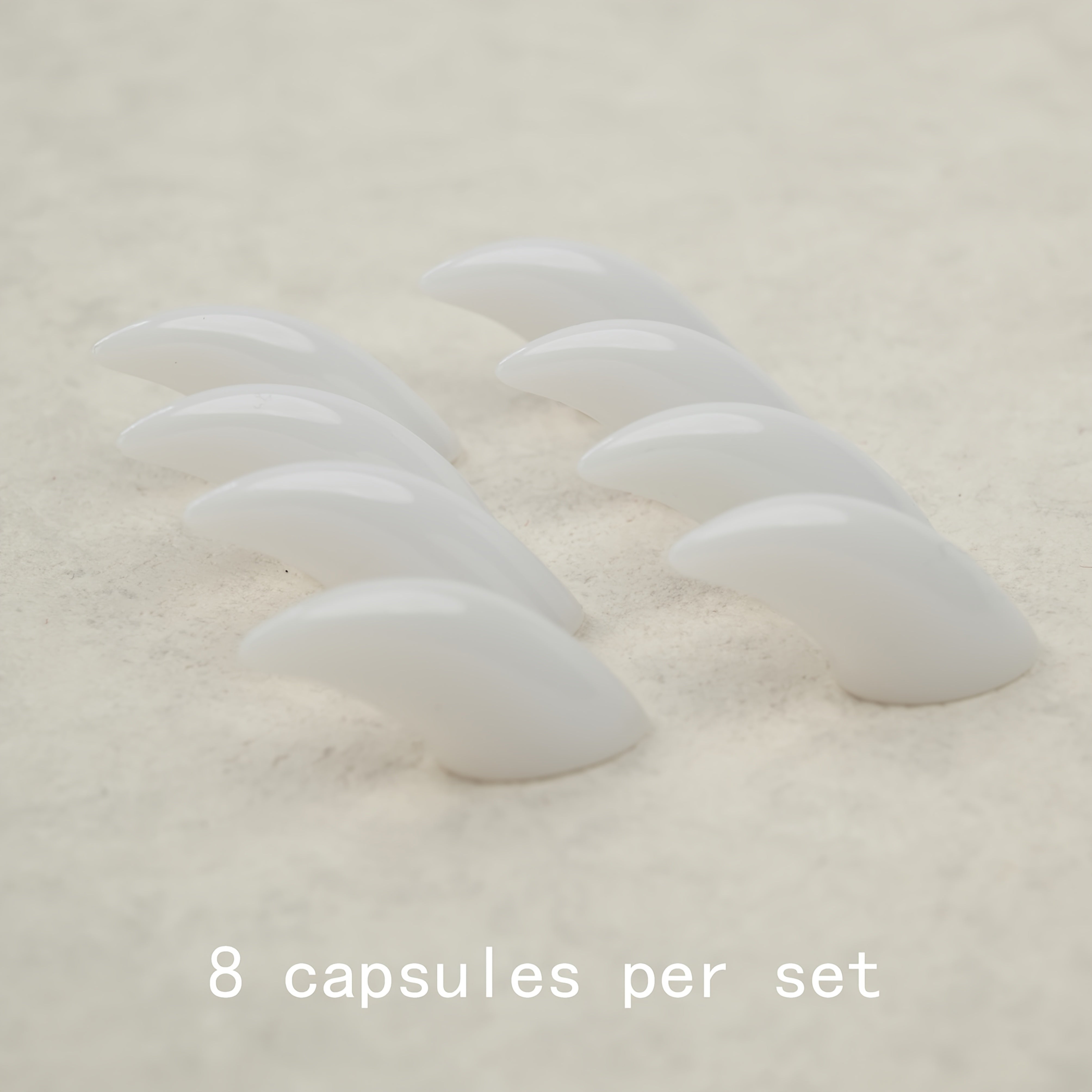 8pcs Fluffy Fur Cat Claw Nail DIY Set - Animal Role Play Accessories