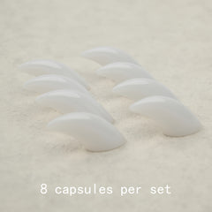8pcs Fluffy Fur Cat Claw Nail DIY Set - Animal Role Play Accessories