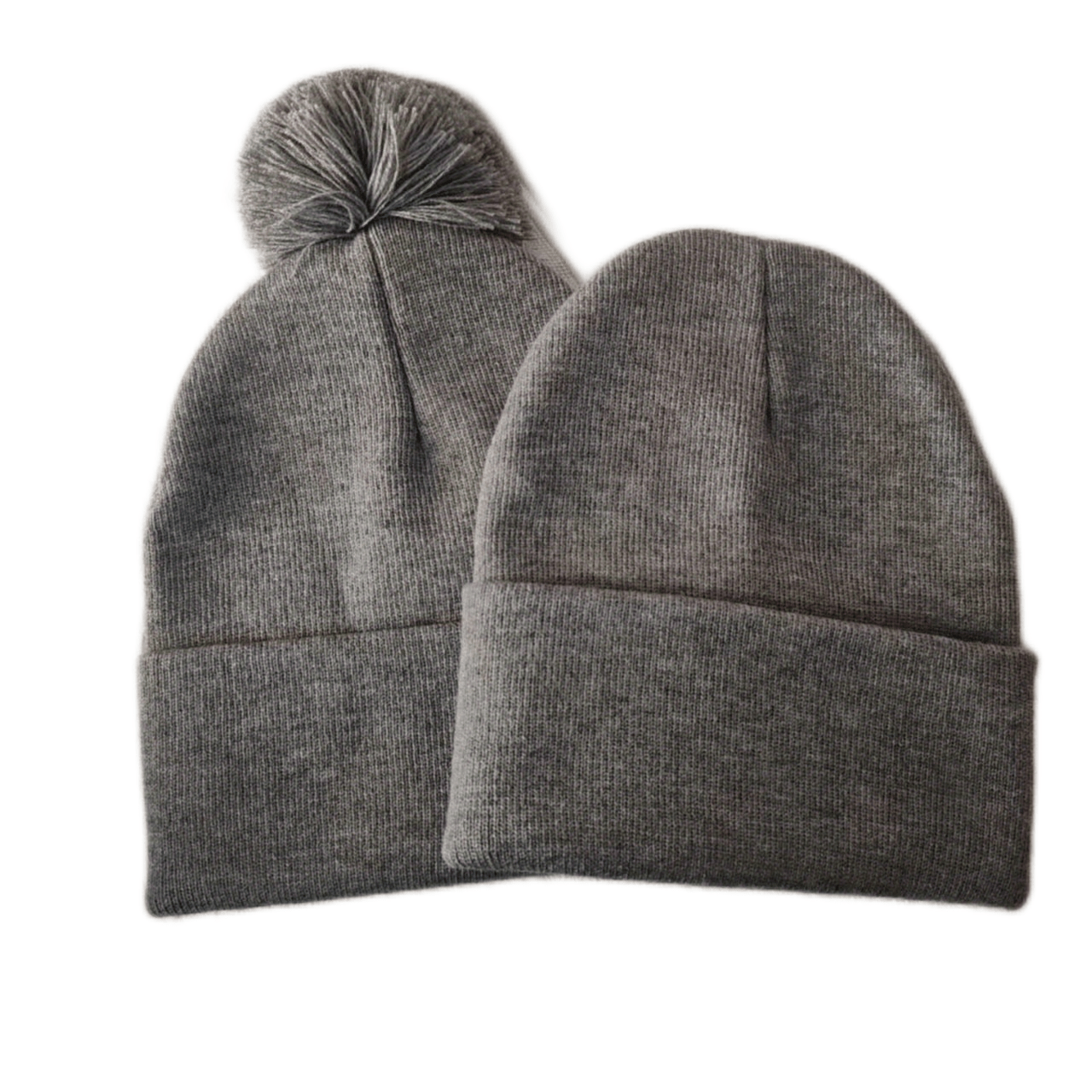 2 Pack Knitted Hat Men's Outdoor Casual Warm Beanie