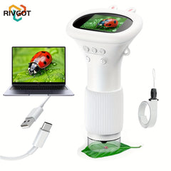 RIVGOT 2 Inch 1000X Handheld Digital Microscope Toy
