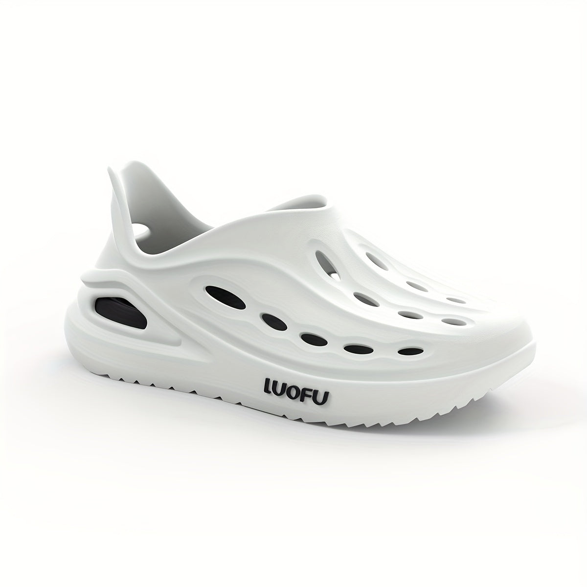Men's Hollow Out Closed Toe Foam Clogs Non Slip Beach Sandals