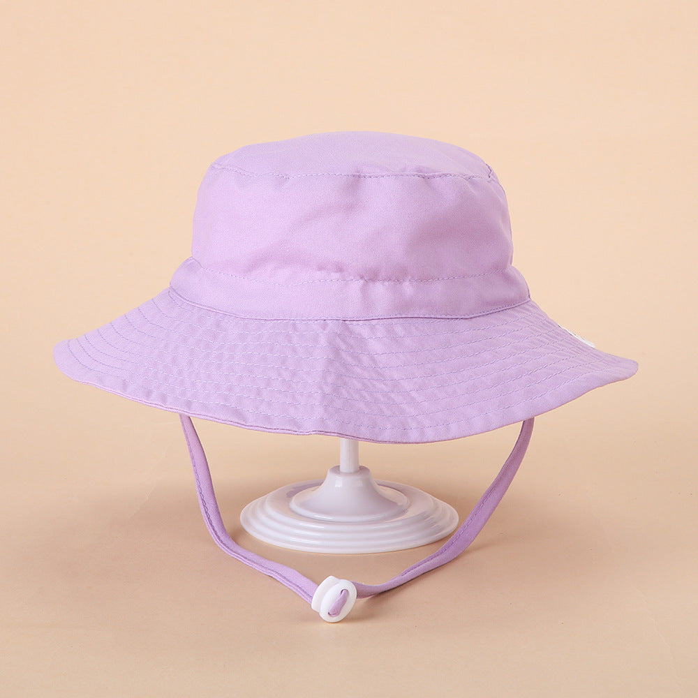 Toddler Baby Bucket Hat Adjustable Fisherman Hat Summer Wide Brim Beach