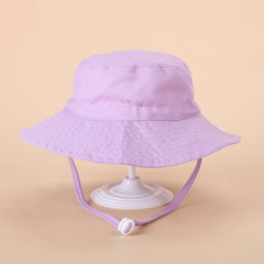 Toddler Baby Bucket Hat Adjustable Fisherman Hat Summer Wide Brim Beach