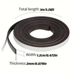 Flexible Magnetic Tape Roll Strong Adhesive Craft DIY Projects Whiteboards