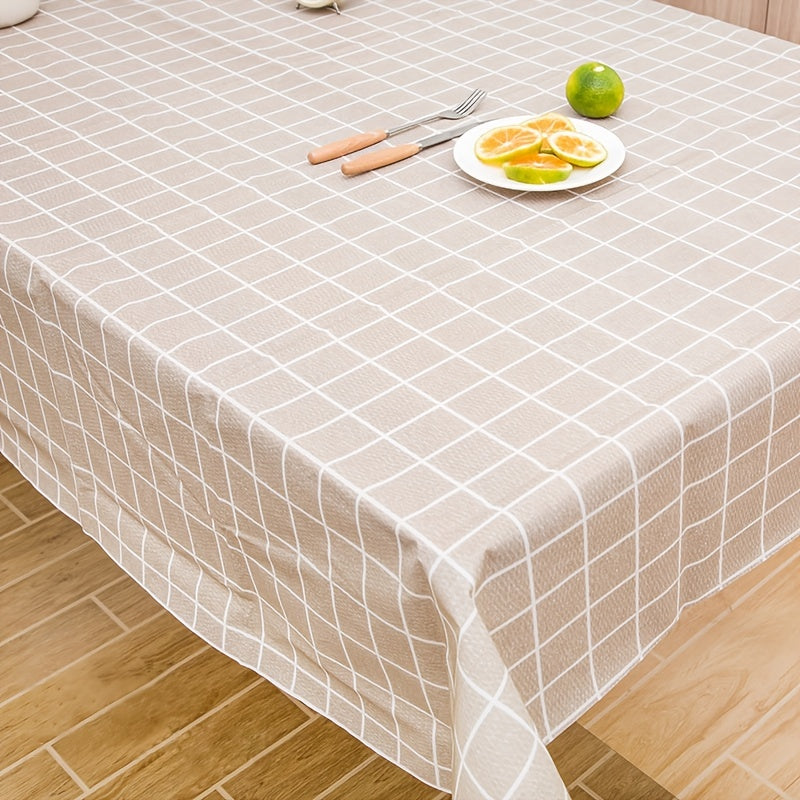 Waterproof Plastic Tablecloth Style Household Table Cover