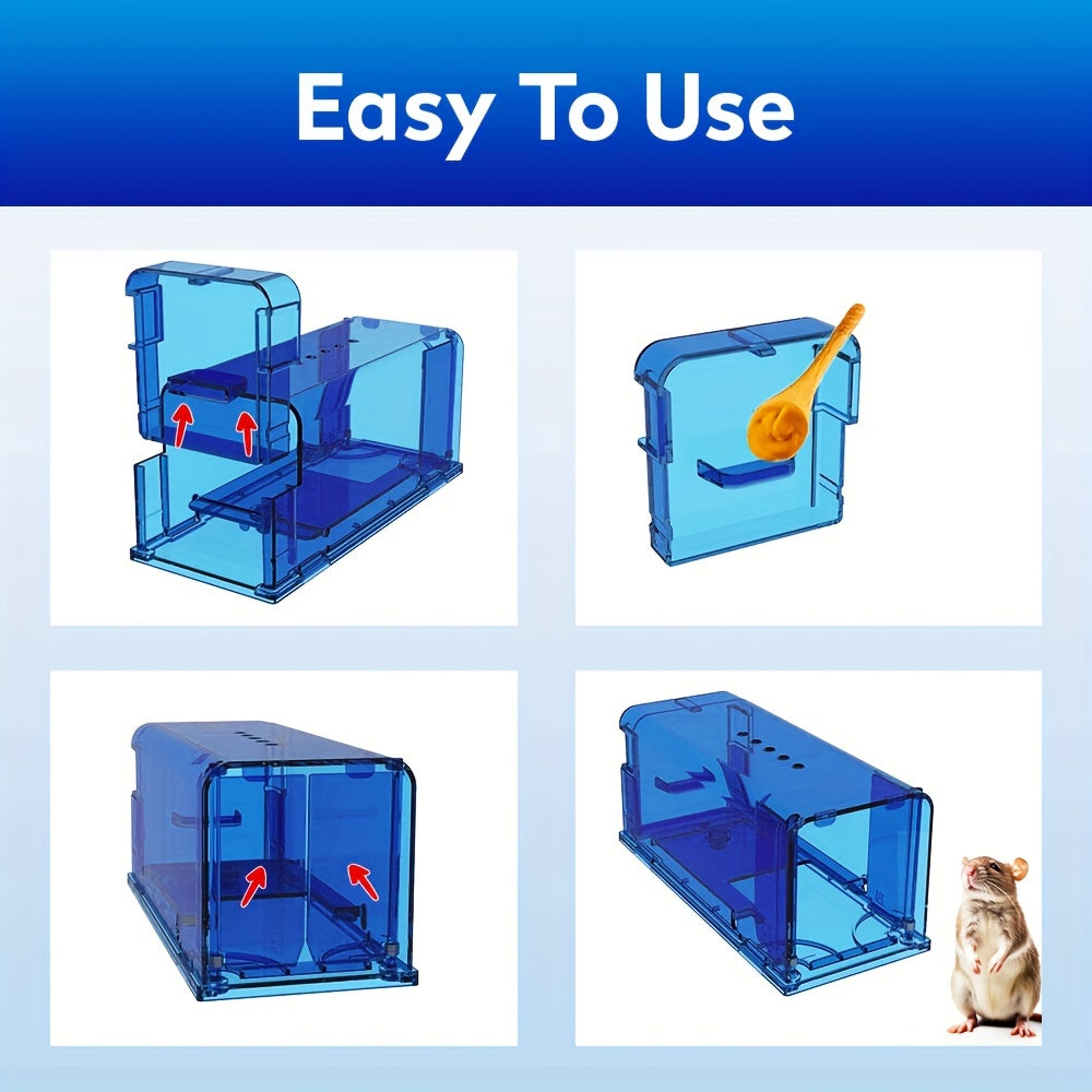 Humane Mouse Trap Live Catch Indoor Outdoor No Harm To Mice Rats