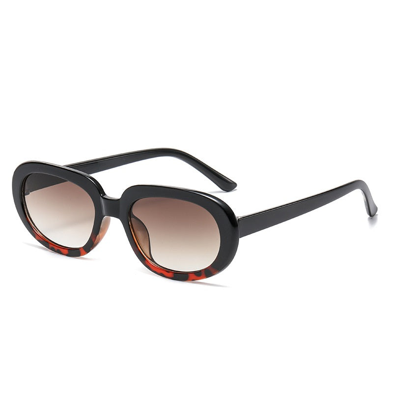 Outdoor Oval Plastic Sunshade Sunglasses for Men and Women