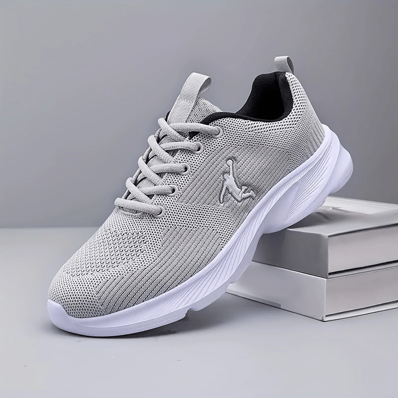 Men's Graphic Print Lace-up Sneakers Athletic Shoes