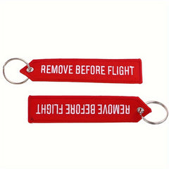 Remove Before Flight Lanyard Keychain Bag Wallet Car Key Chain Pendant