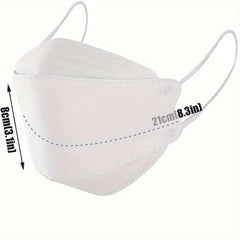 50pcs KN95 Disposable Face Masks For Adults & Teens Tri Fold Cup 3D