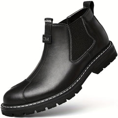 Men's Slip On Chelsea Boots Outdoor Anti-skid Rubber Sole Boots
