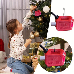 Gas Can Hanging Ornament Funny Gas Money Holder for Christmas Tree