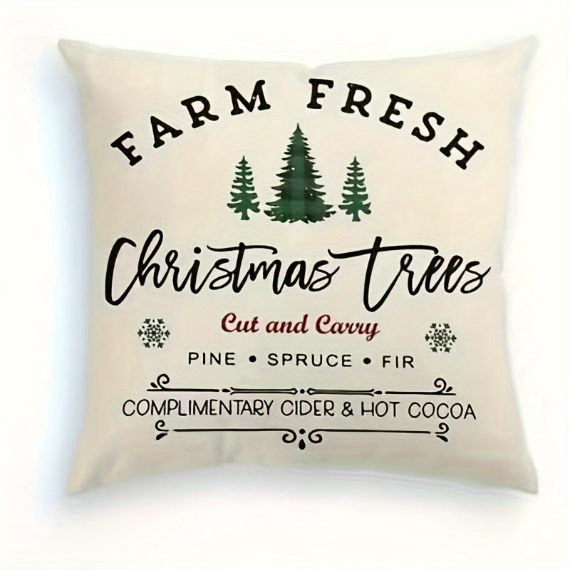 Christmas Decoration Pillowcase Cover for Sofa Living Room & Outdoor Camping