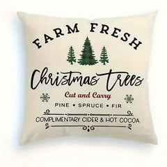Christmas Decoration Pillowcase Cover for Sofa Living Room & Outdoor Camping