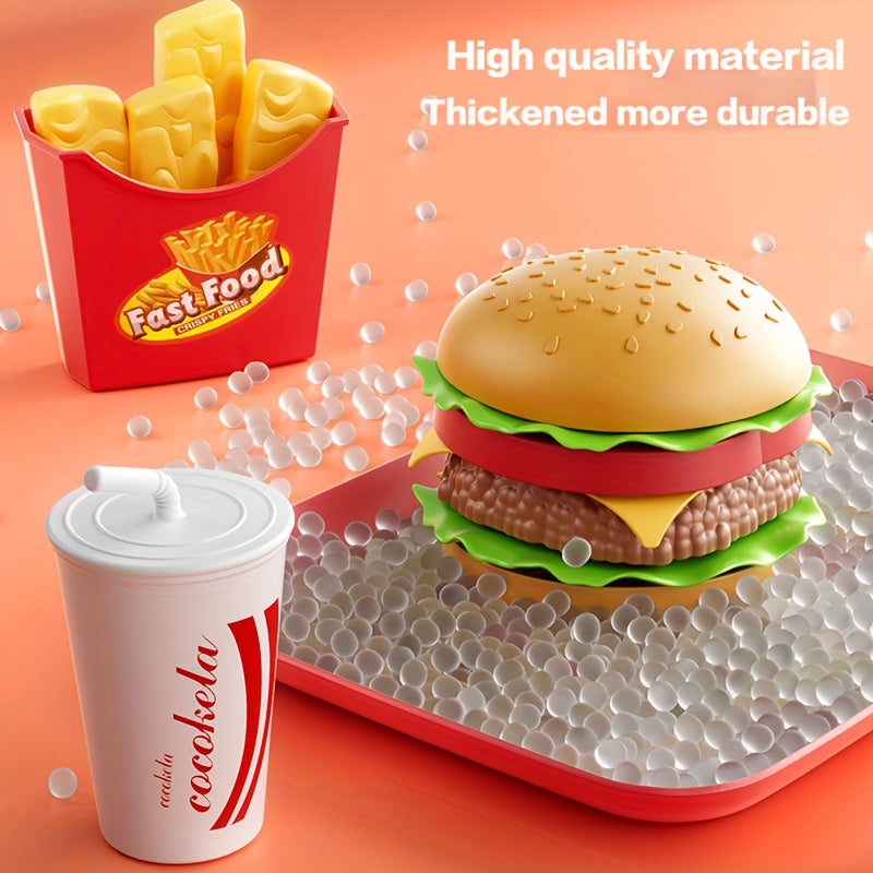 Kids Fast Food Set - Fried Chicken, Fries, Pizza, Birthday Gift