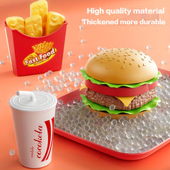 Kids Fast Food Set - Fried Chicken, Fries, Pizza, Birthday Gift