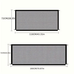 1PC Folding Mesh Dog Gate Portable Isolation Net Non Punching Barrier Safety Net