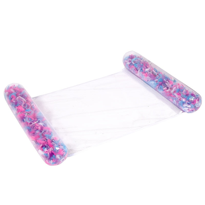 Transparent PVC Mesh Lounge Chair Foldable Inflatable Backrest